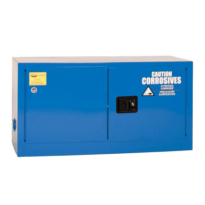 Eagle ADD-CRA Manual Two Door Corrosives Acids Safety Cabinet, 15 Gallons, Blue