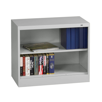 Tennsco Standard Welded 36" W x 18" D Bookcases in Light Grey (30" H)
