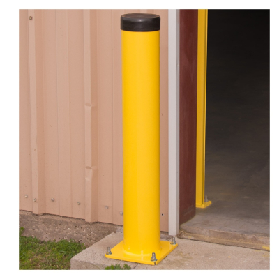 Bluff SRB36 6" Round 36" H Steel Bollard Post (Shown in Yellow)