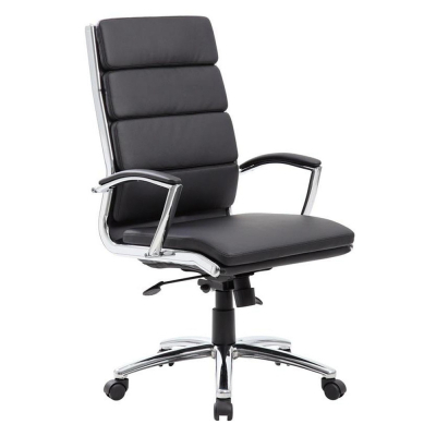 Boss B9471 CaressoftPlus High-Back Executive Office Chair (Shown in Black)