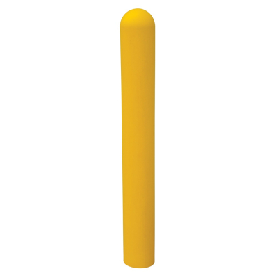 IdealShield 7" LDPE Bollard Cover 1/4" Thick Post Protector Sleeve 56" H (Shown in Yellow)