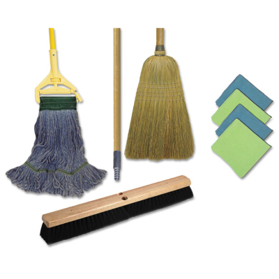 Boardwalk Complete Cleaning Kit, 60in Handle