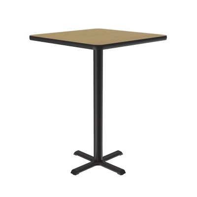 Correll Bar Height 24" Square Cafe and Breakroom Table (Shown in Maple)