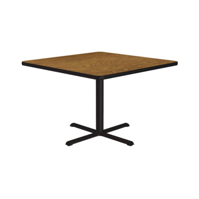 Correll 36" Square Cafe and Breakroom Table (Shown in Oak)
