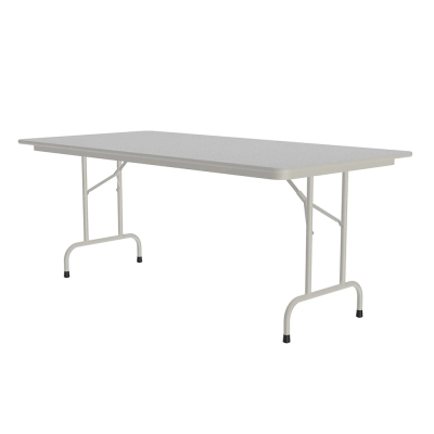 Correll 96" W x 36" D x 29" H Rectangular Melamine Folding Table (Shown in Granite)