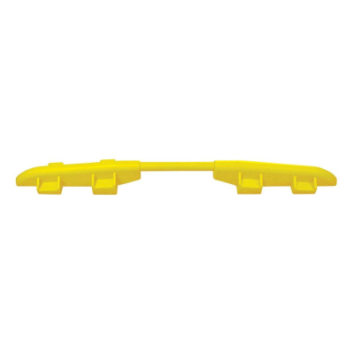 Checkers Rail for 4- & 5-Channel Linebacker Heavy Duty Cable Protectors, Yellow