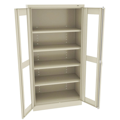 Tennsco CVD7218 Standard C-Thru Storage Cabinet (Putty)