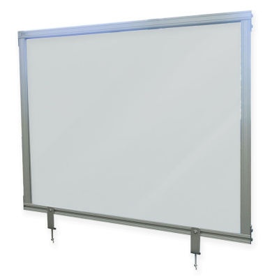 Ghent 29" W x 24" H Frosted Acrylic Plexiglass Desk Privacy Panel