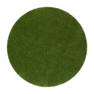 Joy Carpets GreenSpace 18" Round Solid Color Classroom Rugs, Set Of 12