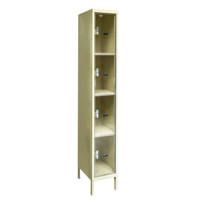 Hallowell 4-Tier Safety-View Plus Box Lockers (Shown in Tan)