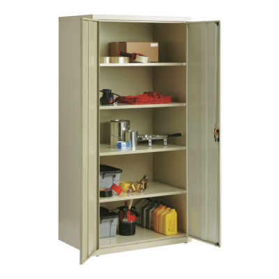 Hirsh 36" W x 24" D x 72" H Steel Storage Cabinet (Shown in Putty)