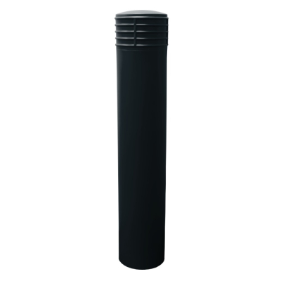 IdealShield Cinco 60" H Poly Bollard Cover Post Protector (Shown in Black)