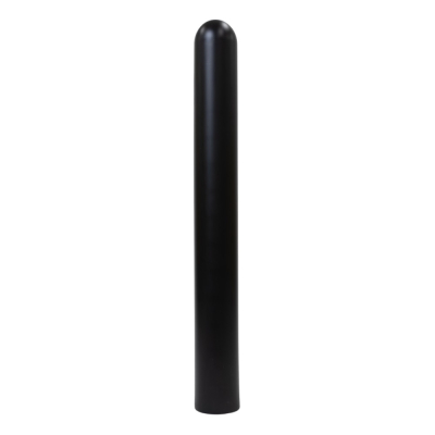 IdealShield 6" Bollard Cover 1/8" Thick Post Protector Sleeve 59" H (Shown in Black)