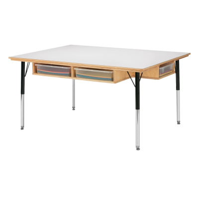 Jonti-Craft 15" to 24" Adjustable Elementary School Table