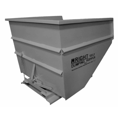 McCullough Industries 40099 4 Cubic Yard Self-Dumping Hoppers, 7,000 Lb Capacity (Shown in Gray)