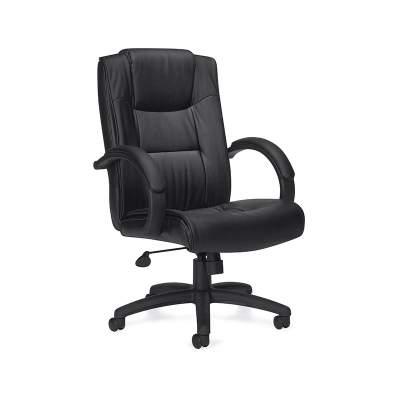 Offices to Go OTG11618B Luxhide High-Back Executive Office Chair