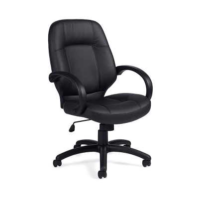Offices to Go OTG2788 Luxhide High-Back Executive Office Chair - Shown in Black