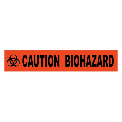 National Marker 3" x 333 Yds Caution Biohazard Safety Tape