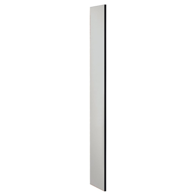 Salsbury Designer Series Side Panels For 6' High Designer Wood Lockers Without Sloping Hood Shown in Grey
