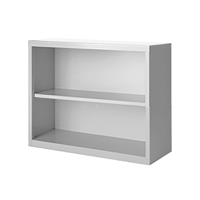 Steel Cabinets USA 1 Shelf Bookcases Shown in White