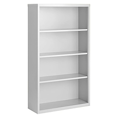 Steel Cabinets USA 3 Shelf Bookcases Shown in White