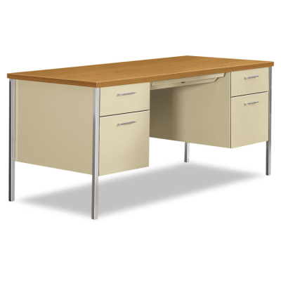 HON 34000 60" W Double Pedestal Teacher Desk