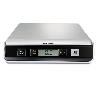 Pelouze Dymo M25 25 lb. Portable Digital USB Postal Scale, 8" W x 8" D Platform