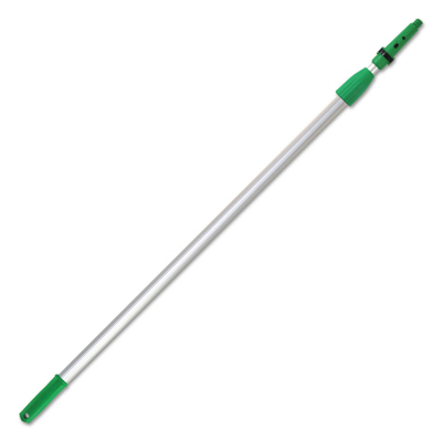 Unger 4 ft. Opti-Loc Aluminum Extension Pole, Green/Silver