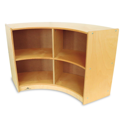 Whitney Brothers Curve-Out Storage Shelf