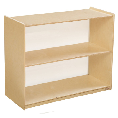 Wood Designs Childrens Classroom Storage 2-Shelf Bookshelf