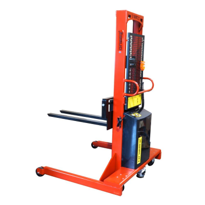 Wesco 64" Lift 1500 lb Load Powered Lift Electric Fork Stacker