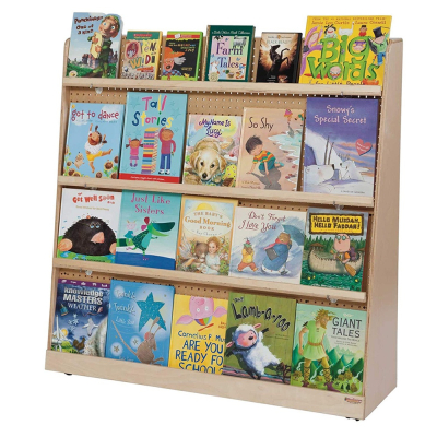 Wood Designs 48" W Double-Sided Book Display