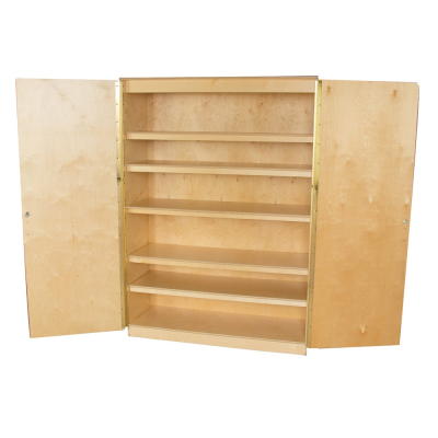 Wood Designs Childrens Classroom Storage and Resource Cabinet, Adjustable Shelves