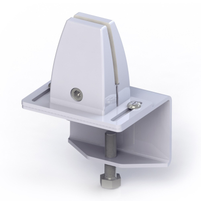RightAngle Mounting Bracket for Clamp-On Sneeze Guards