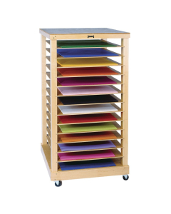 Jonti-Craft 14-Shelf Classroom Storage Paper Rack