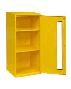 Durham Steel 14" W x 13" D x 30" H Spill Control Storage Cabinet, Yellow