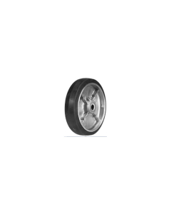 Wesco 052868 Aluminum Center Moldon Rubber Wheel Replacement Caster