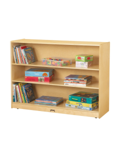 Jonti-Craft Super-Sized Adjustable Classroom Bookcase (example of use)