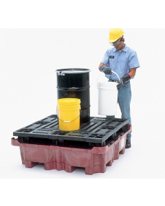 Ultratech 0803 Spill King with Flat Deck Pallet and Drain (example of application)