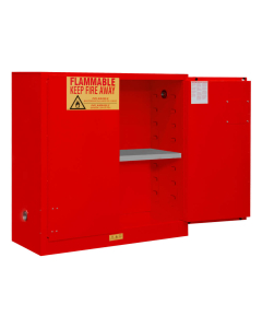 Durham Steel 30 Gal Two Door Flammable Storage Cabinet with 1 Shelf