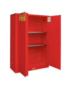 Durham Steel 45 Gal Two Door Flammable Storage Cabinet with 2 Shelves