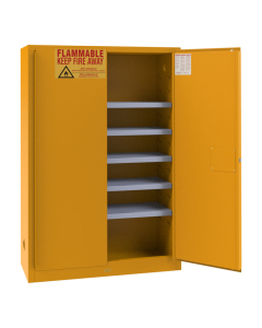 Durham Steel 60 Gal Paint and Ink Two Door Flammable Storage Cabinet with 5 Shelves