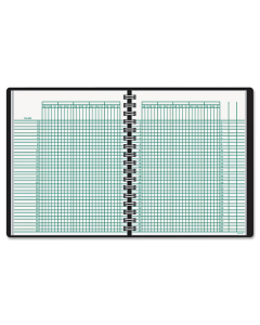 At-A-Glance 8-1/4" x 10-7/8" Weekly Undated Class Record Book, Black
