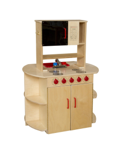 Wood Designs All-in-One Kitchen Center, Red