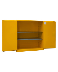 Durham Steel 120 Gal Two Door Flammable Storage Cabinet with 2 Shelves