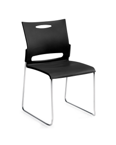Offices to Go Medium Density Plastic Stacking Chair