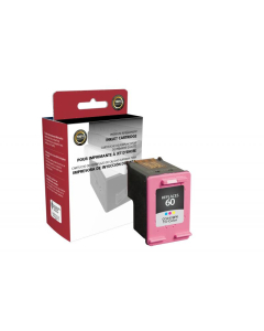 Clover Remanufactured Tri-Color Ink Cartridge for HP CC643WN (HP 60)