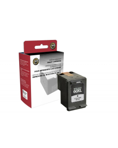 Clover Remanufactured High Yield Black Ink Cartridge for HP CC641WN (HP 60XL)
