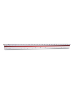 Chartpak 12" Color-Coded Triangular Scale Ruler for Architects