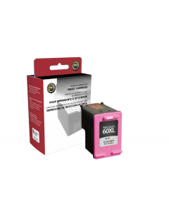 Clover Remanufactured High Yield Tri-Color Ink Cartridge for HP CC644WN (HP 60XL)